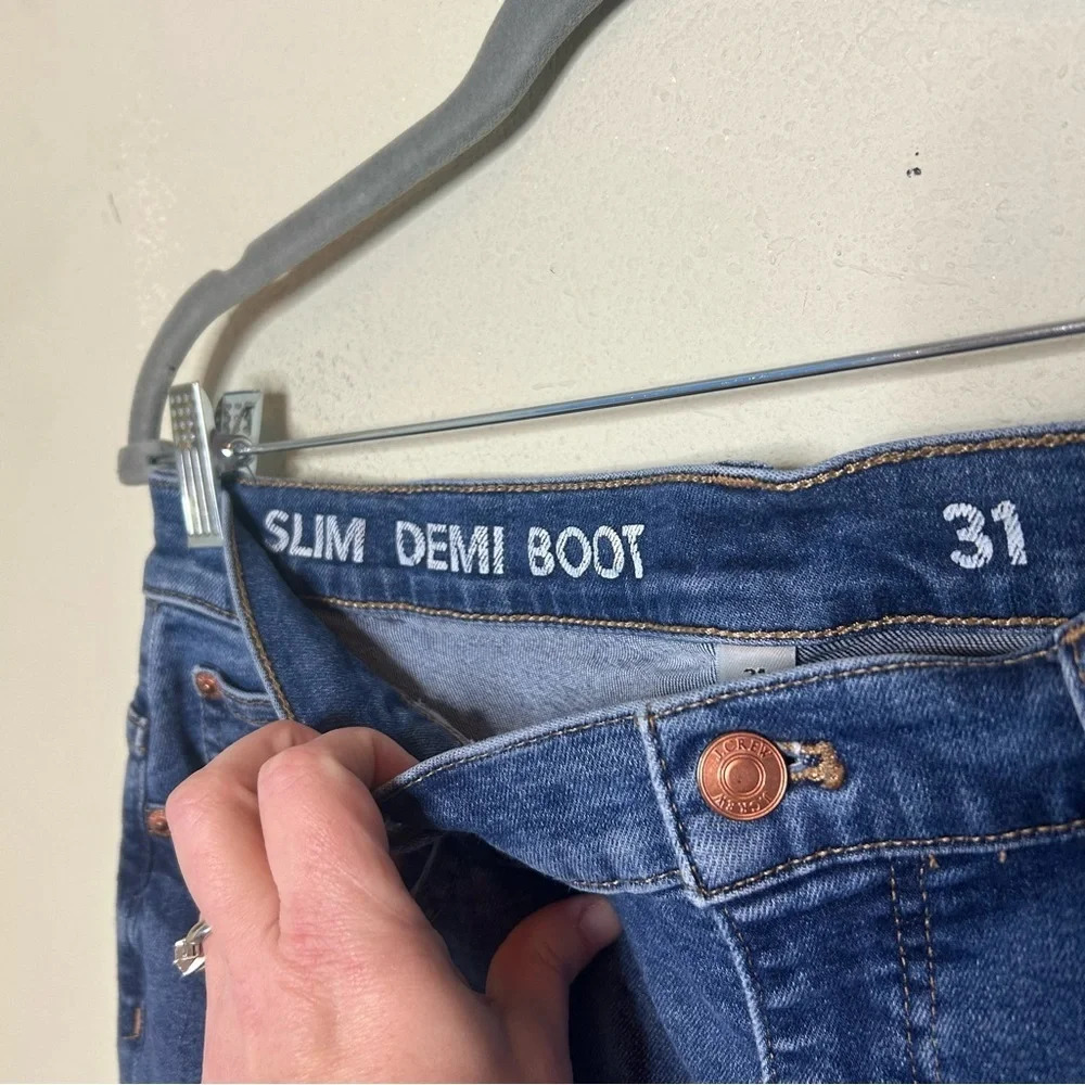 J. Crew Women's Boot Cut Jeans - Blue - Picture 4 of 8